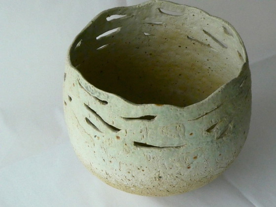 Image 1 of Ceramic Bowl With Openwork Rim