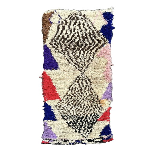 Boho Chic Moroccan Wool Rug