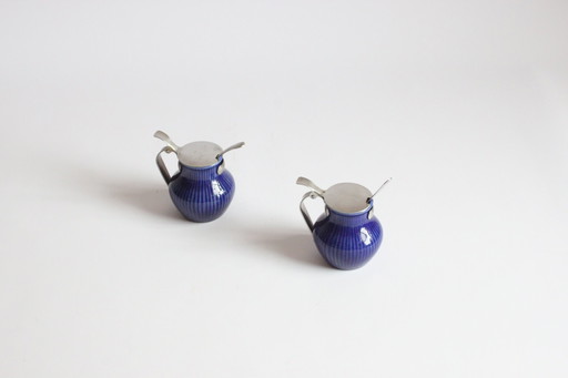 Rorstrand Mustard Pots, Sweden 1970S