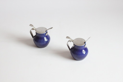 Rorstrand Mustard Pots, Sweden 1970S