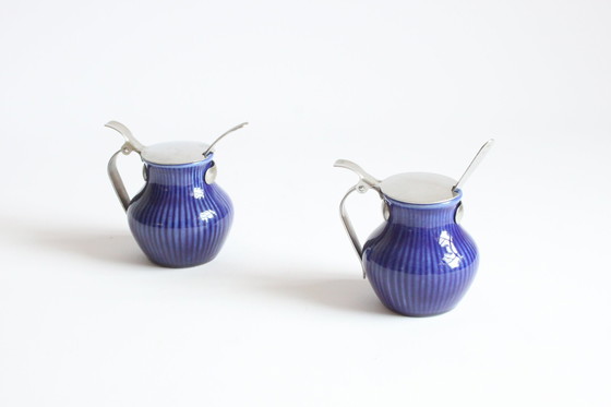 Image 1 of Rorstrand Mustard Pots, Sweden 1970S