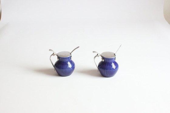 Image 1 of Rorstrand Mustard Pots, Sweden 1970S