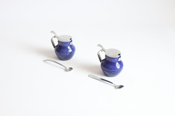 Image 1 of Rorstrand Mustard Pots, Sweden 1970S