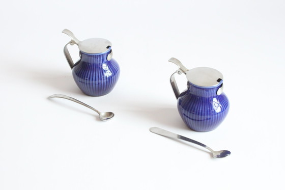 Image 1 of Rorstrand Mustard Pots, Sweden 1970S