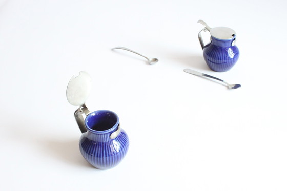 Image 1 of Rorstrand Mustard Pots, Sweden 1970S