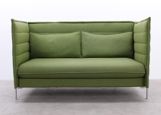 Image 1 of Vitra Alcove Bench Green