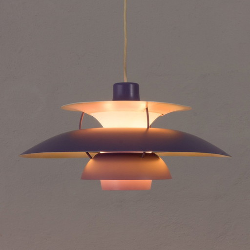 PH5 violet pendant light POUL HENNINGSEN Aluminium DK