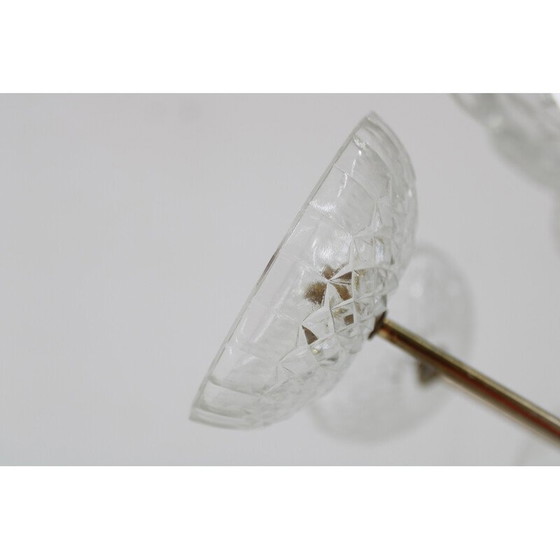 Image 1 of Vintage glass Dandelion chandelier by Kamenicky Senov,  Czechoslovakia 1970s