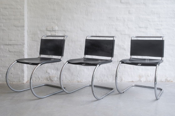 Image 1 of 6x MR10 Chairs by Ludwig Mies van der Rohe Decoene Knoll