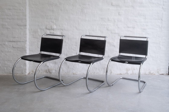 Image 1 of 6x MR10 Chairs by Ludwig Mies van der Rohe Decoene Knoll