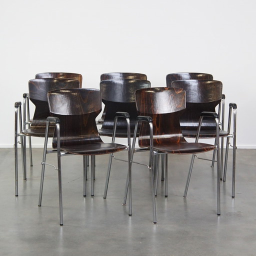 8 X Chair From Obo Eromes Wijchen With Armrests