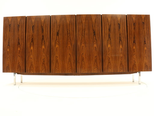 Highboard In Rio-Rosewood Model ‘Arcona 6’ By Ha Germany, 1960S