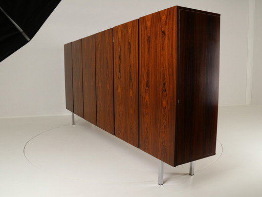 Highboard In Rio-Rosewood Model ‘Arcona 6’ By Ha Germany, 1960S