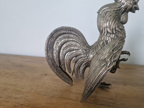 Image 1 of Silverplated Roosters Table Pieces