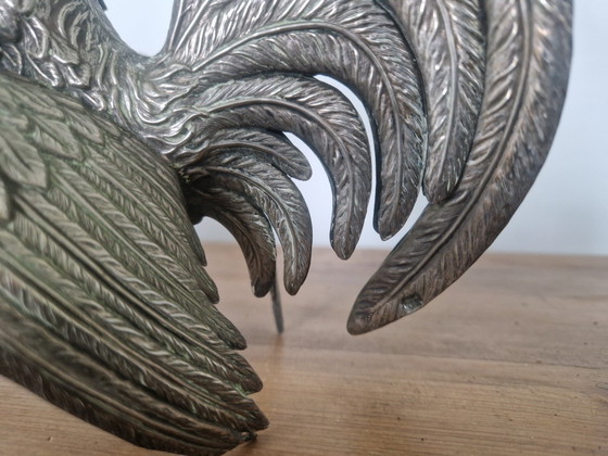 Image 1 of Silverplated Roosters Table Pieces