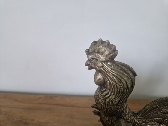 Image 1 of Silverplated Roosters Table Pieces