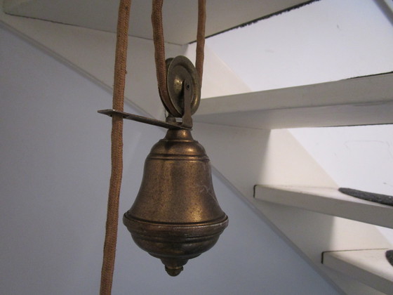 Image 1 of Bellissima lampada a sospensione antica regolabile degli anni '40