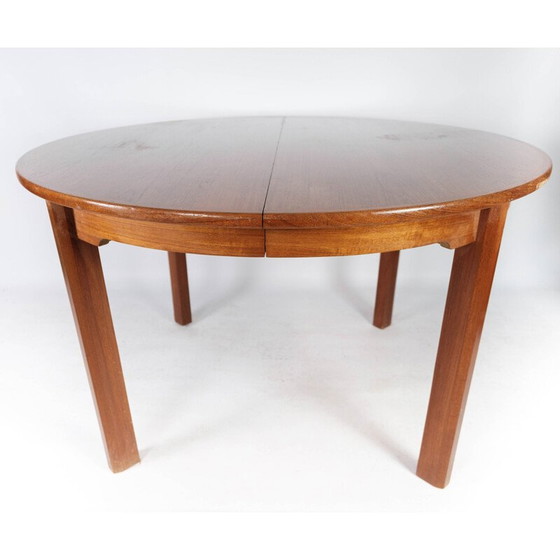 Image 1 of Vintage teak table with extension, Denmark 1960