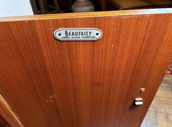 Image 1 of Mid Century retro vintage teck sideboard washstand 1960