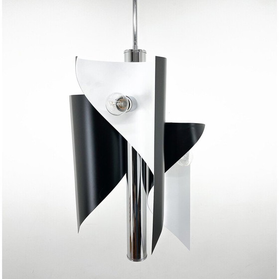 Image 1 of Vintage Italian asymetrical space age chandelier, 1970s