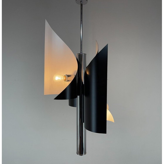Image 1 of Vintage Italian asymetrical space age chandelier, 1970s