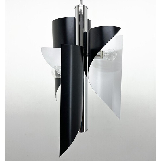Image 1 of Vintage Italian asymetrical space age chandelier, 1970s