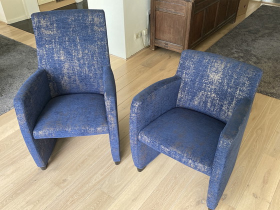 Image 1 of 2x Leolux armchairs