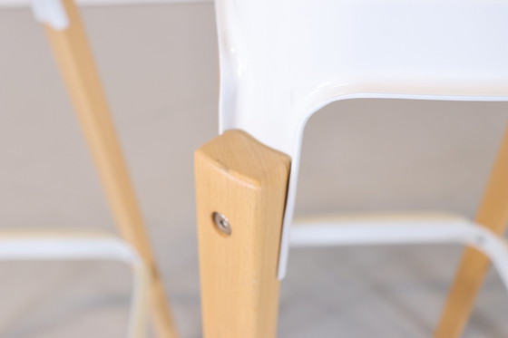 Image 1 of 4x Tabouret Magis en bois d'acier