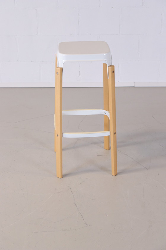 Image 1 of 4x Tabouret Magis en bois d'acier