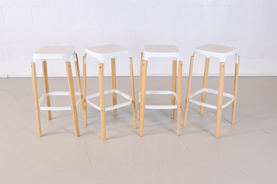 Image 1 of 4x Magis Steelwood stool