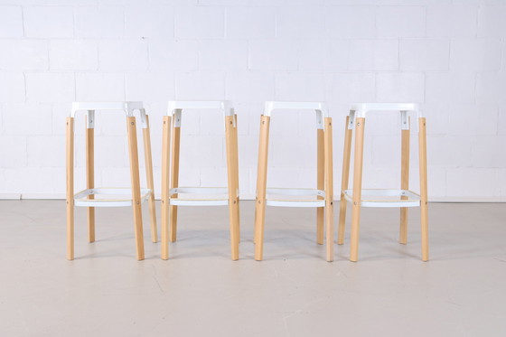 Image 1 of 4x Magis Steelwood stool