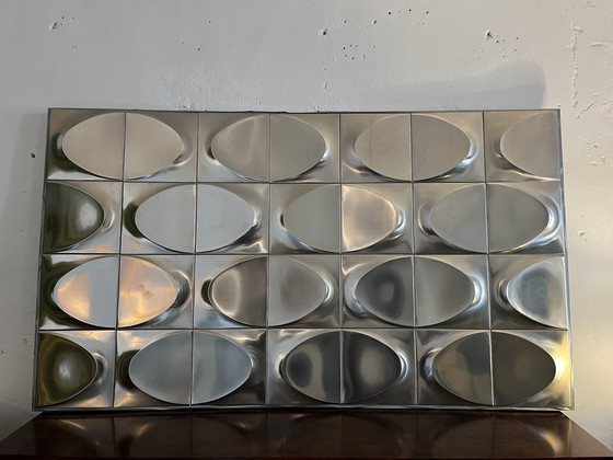 Image 1 of 70's Stainless Steel Panel