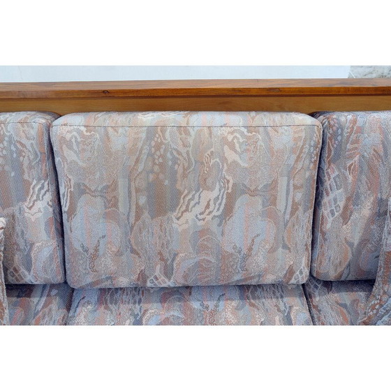 Image 1 of Vintage folding sofa in walnut, Czechoslovakia 1950