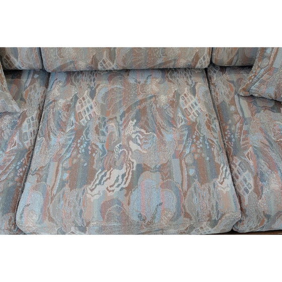 Image 1 of Vintage folding sofa in walnut, Czechoslovakia 1950
