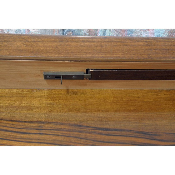 Image 1 of Vintage folding sofa in walnut, Czechoslovakia 1950