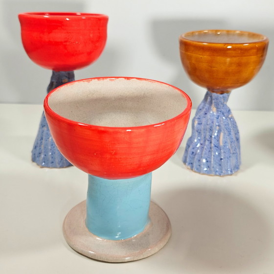 Image 1 of Set Of 5 Fest X Phoney Cups - Unique Hand-Sculpted Designs