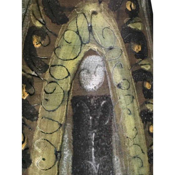 Image 1 of Vintage glazed ceramic pitcher by Jean de Lespinasse, France 1960