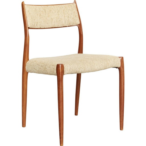 Set of 4 vintage No. 78 teak dining chairs by Niels Otto Møller for J.L. Møllers