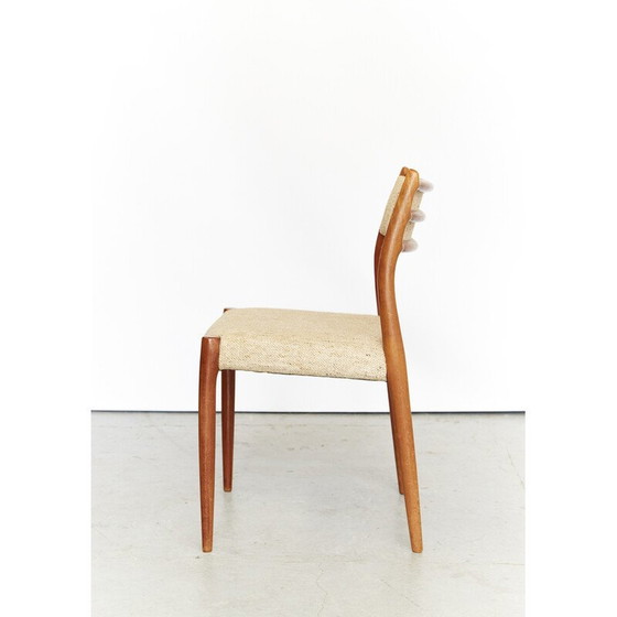 Image 1 of Set of 4 vintage No. 78 teak dining chairs by Niels Otto Møller for J.L. Møllers
