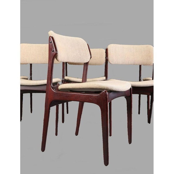 Image 1 of Set of 6 vintage chairs for Oddense Maskinsnedkeri in oakwood 1960s