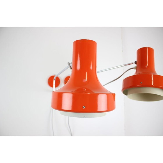 Image 1 of Pair of vintage metal sconces by Josef Hurka for Napako, Czech 1970