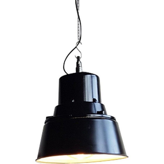 Image 1 of Large industrial pendant Space Age lamp by Mesko - 1960s