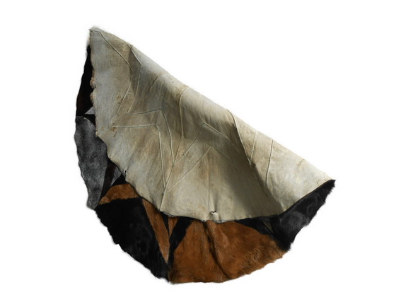 Image 1 of Dos en peau de chèvre vintage