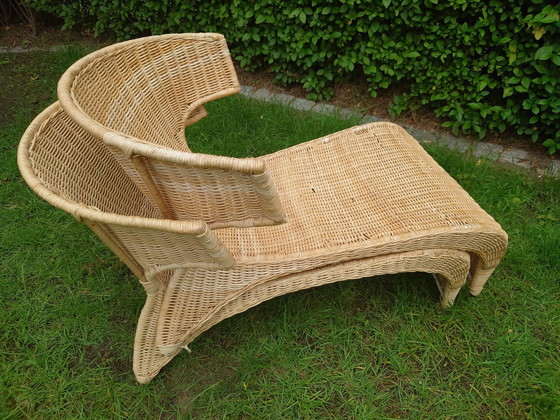 Image 1 of 2X Monika Mulder Sävö Chaise Longue Lounge Chair