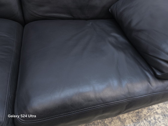 Image 1 of De Sede Ds 17 set set designer sofa leather sofa two-seater three-seater couch sofa