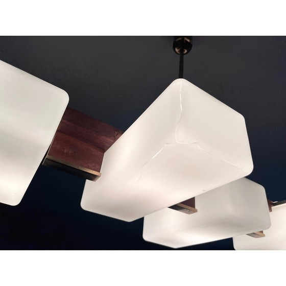 Image 1 of Vintage pendant lamp by Lunel, 1950