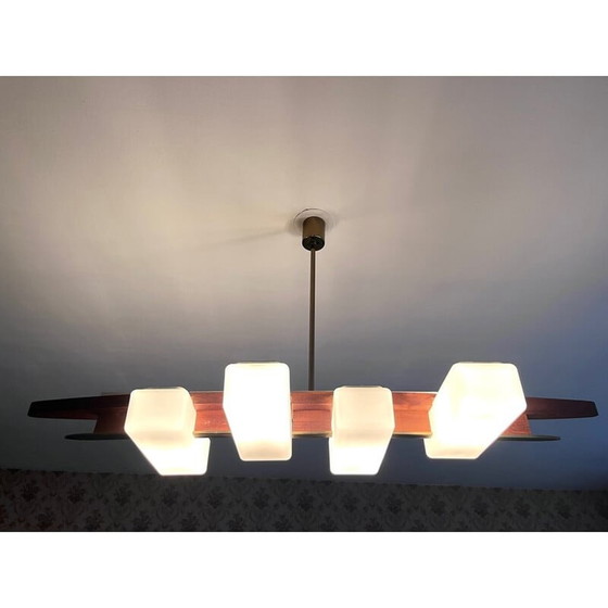 Image 1 of Vintage pendant lamp by Lunel, 1950