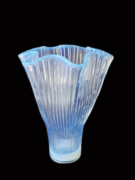 Gullaskruf - "Räffla" Vase By Arthur Percy