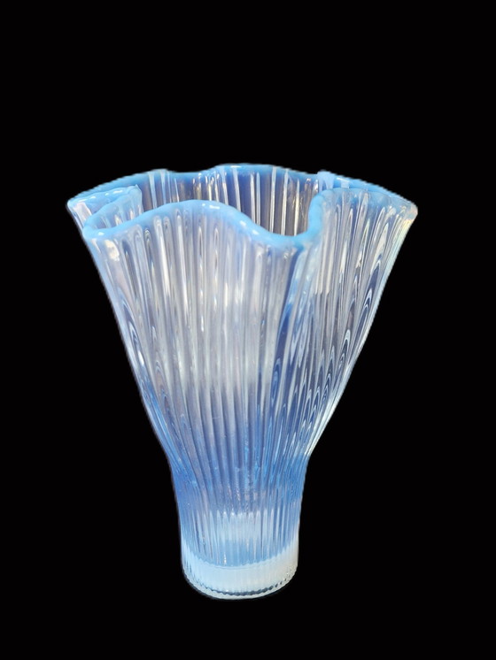 Image 1 of Gullaskruf - "Räffla" Vase By Arthur Percy