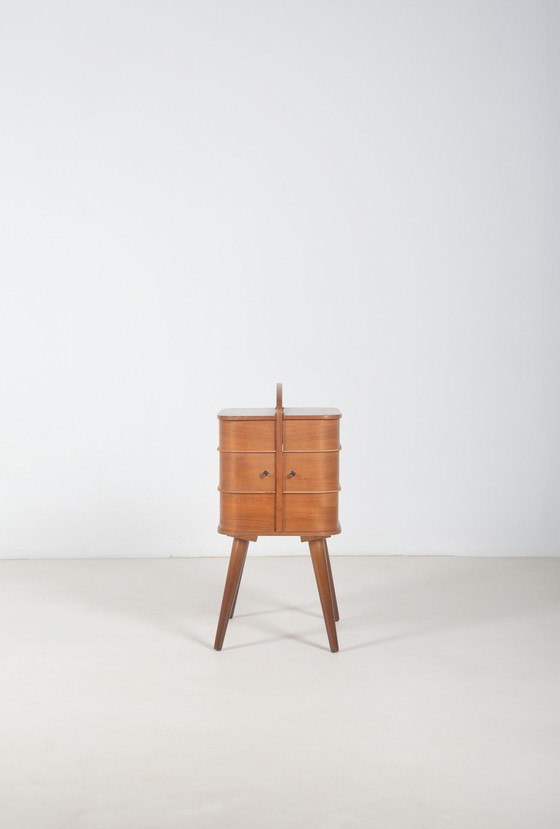 Image 1 of Meuble de couture scandinave Mid Century, années 1960